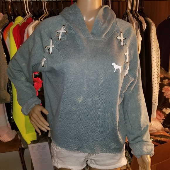 PINK Victoria's Secret Tops - 🆕️VS PINK, Medium, Distressed, Long Sleeve